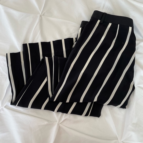 Emilio Pucci Silk Stripe Wide Leg Trouser - Picture 6 of 13